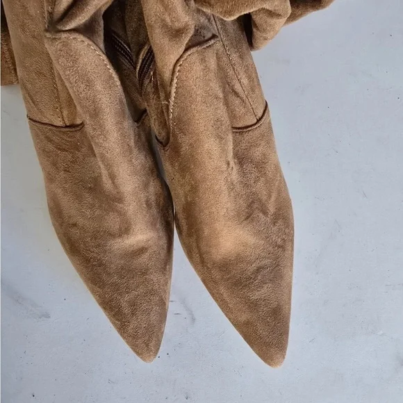 Steve Madden Over The Knee Suede Boots 9.5M Brown Womens Jacoby Shoes New - Picture 8 of 11